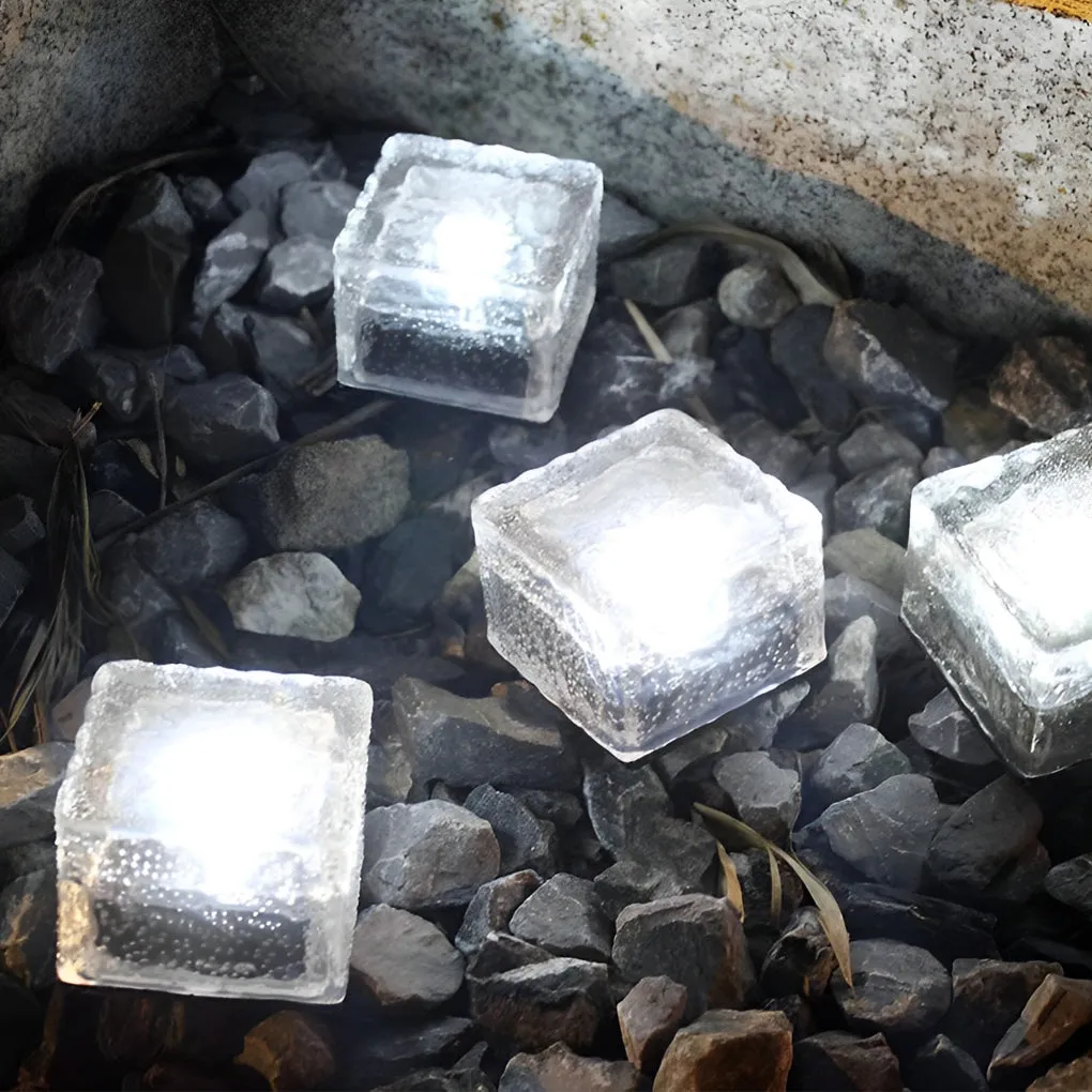 Square Solar Lamp – Solar-Powered LED Light for Pathways, Gardens, and Patios