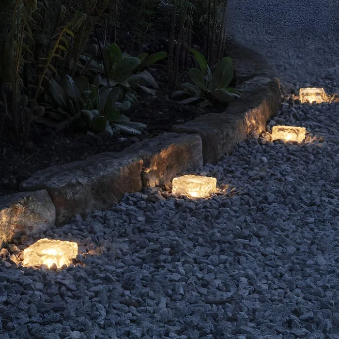 Square Solar Lamp – Solar-Powered LED Light for Pathways, Gardens, and Patios