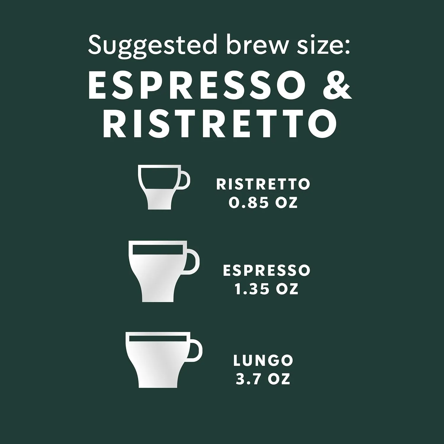 Starbucks by Nespresso Original Line, Caffè Verona, Dark Roast Coffee, 50-count Espresso Pods
