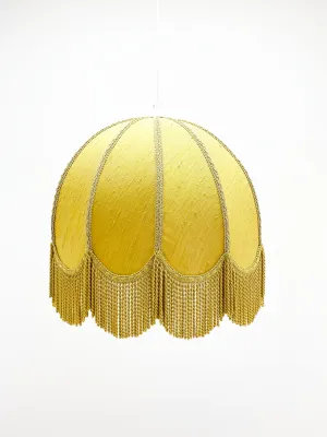 Stoffen Oker Gele Kroonluchter