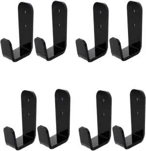 SUPVOX 4-piece Acrylic Fishing Pole Wall Rack Hiking Poles Stands Ski Holder Rod Racks for Home Decor
