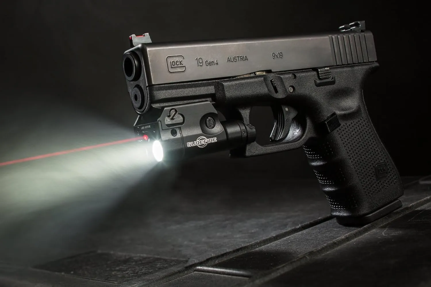 SureFire Weaponlights Compact Handgun Light with Improved Constant-On Activation Switches
