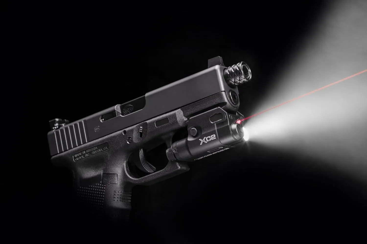 SureFire Weaponlights Compact Handgun Light with Improved Constant-On Activation Switches