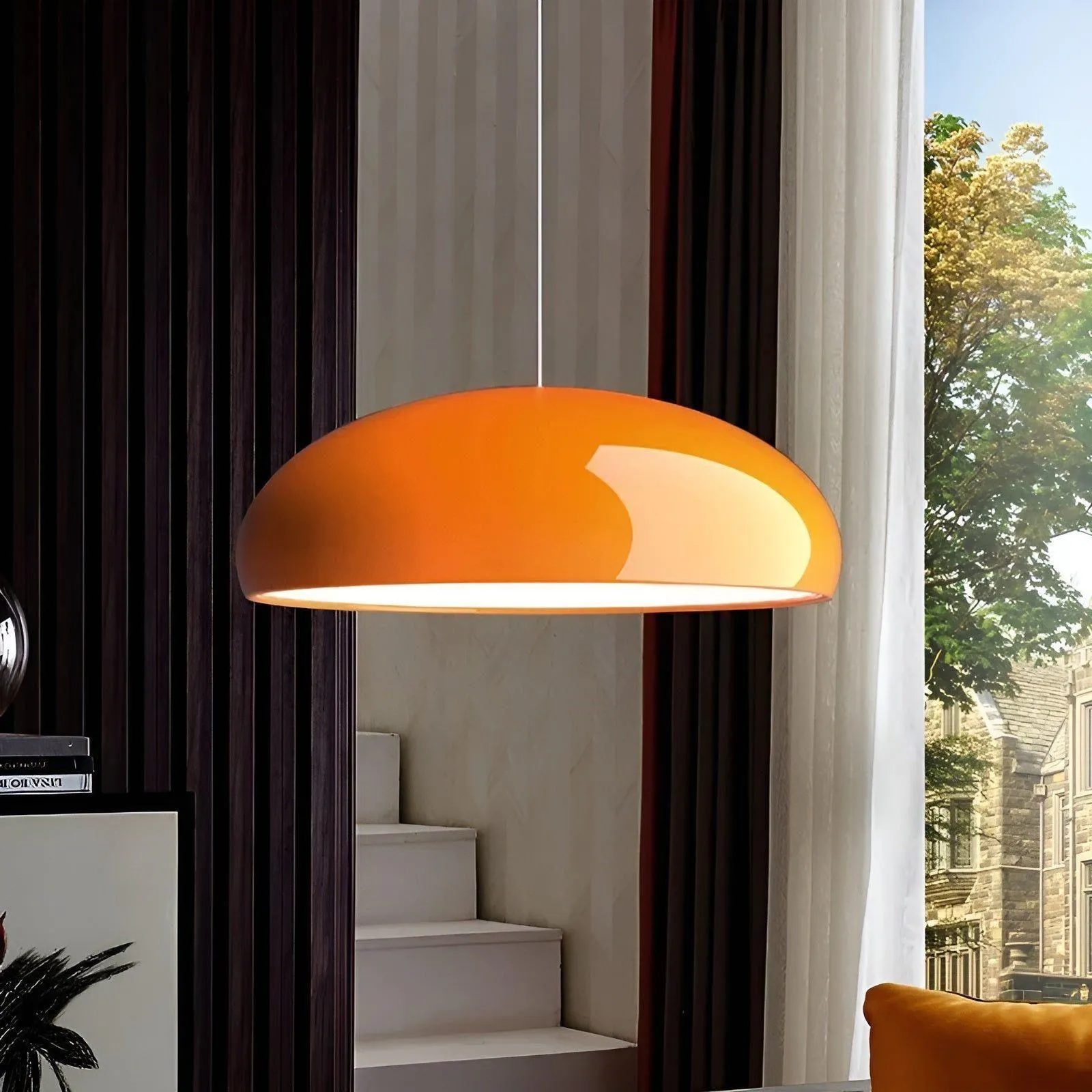 Taavita Lampe - Shiny LED Nordic Macaroon Round Pendant Light Elegant