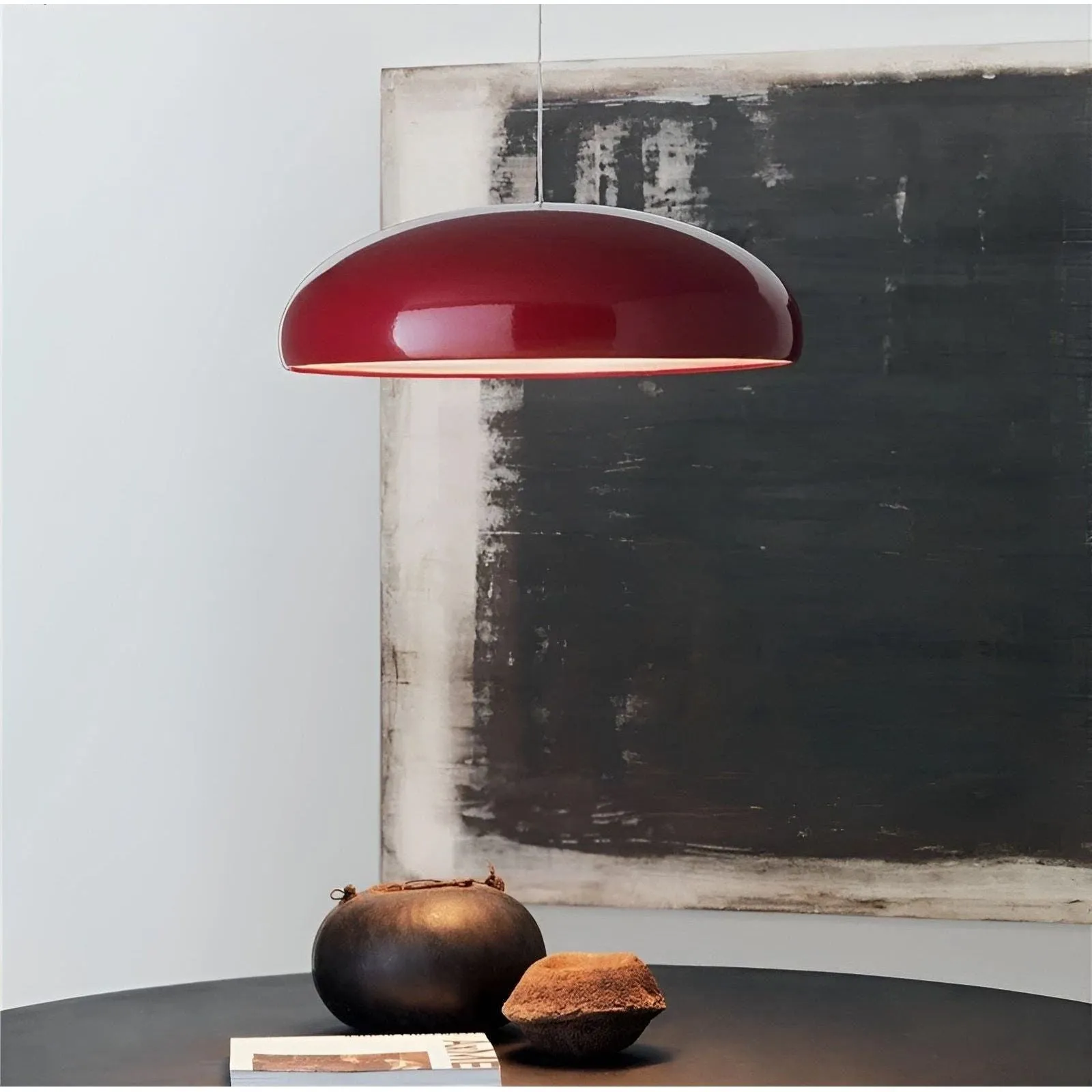 Taavita Lampe - Shiny LED Nordic Macaroon Round Pendant Light Elegant