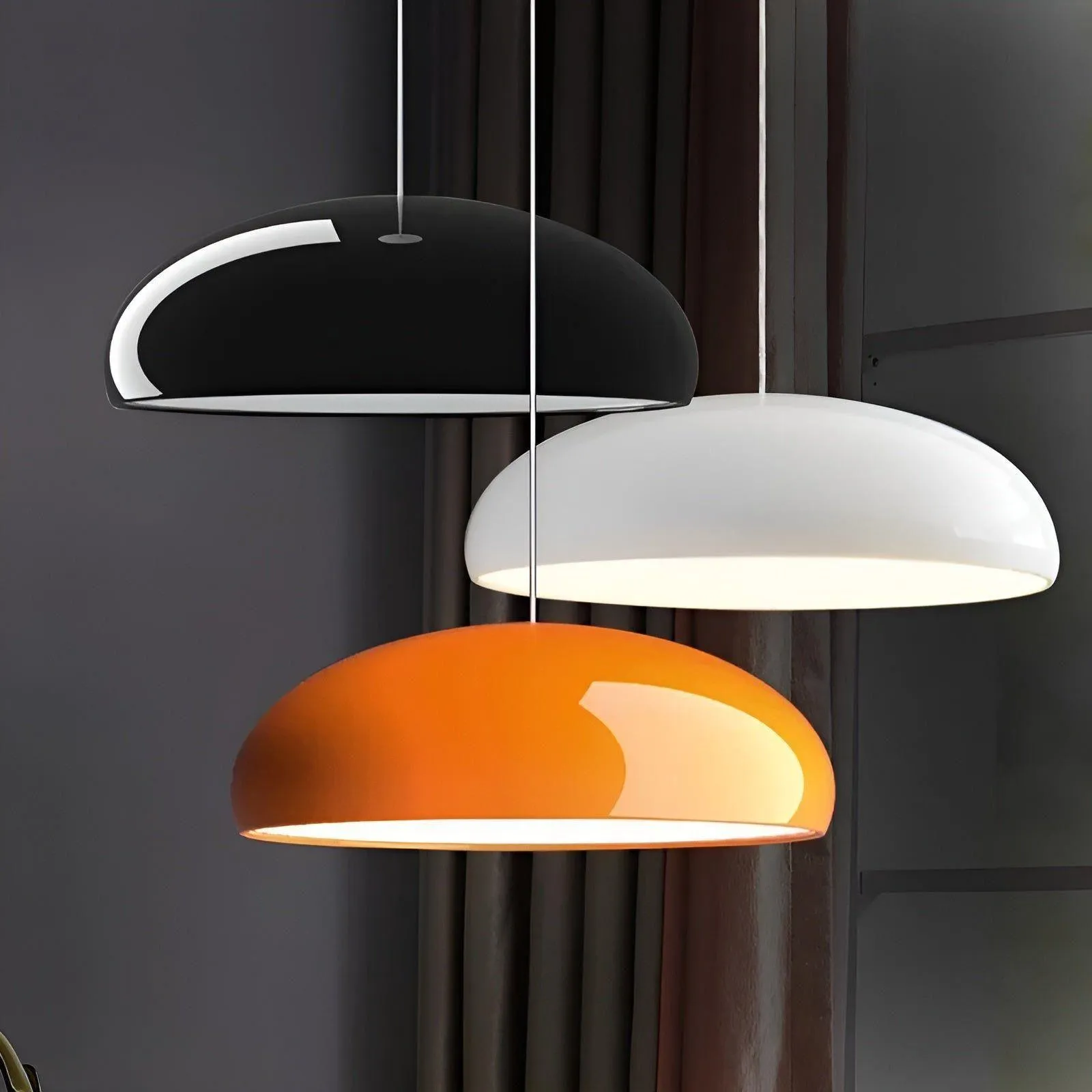 Taavita Lampe - Shiny LED Nordic Macaroon Round Pendant Light Elegant