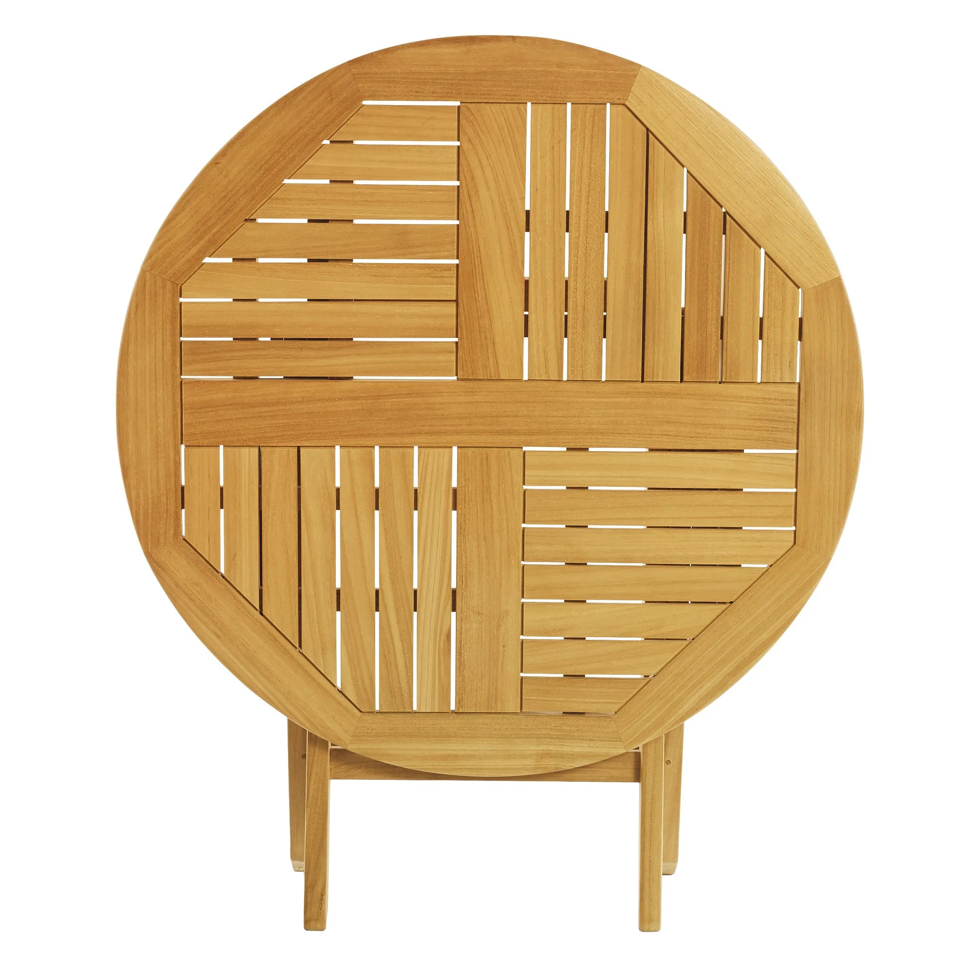Teak Folding Classic Dining Table - Round 36" (90 cm)