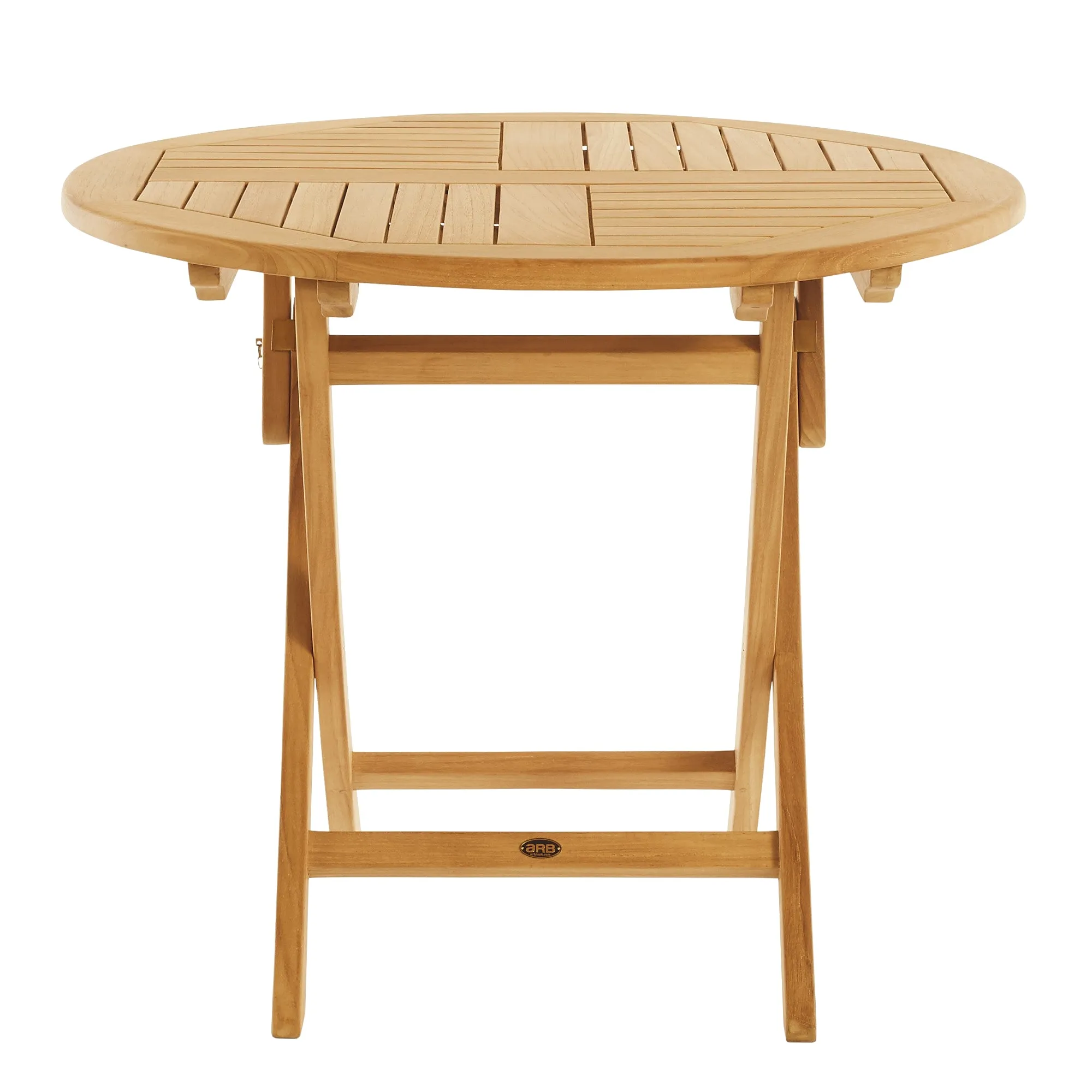 Teak Folding Classic Dining Table - Round 36" (90 cm)