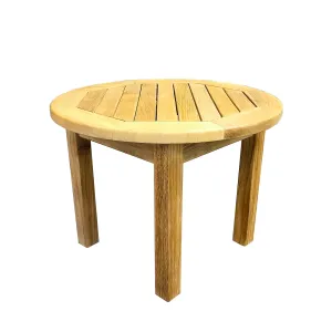 Teak Side Coffee Table Asia - Round 24"