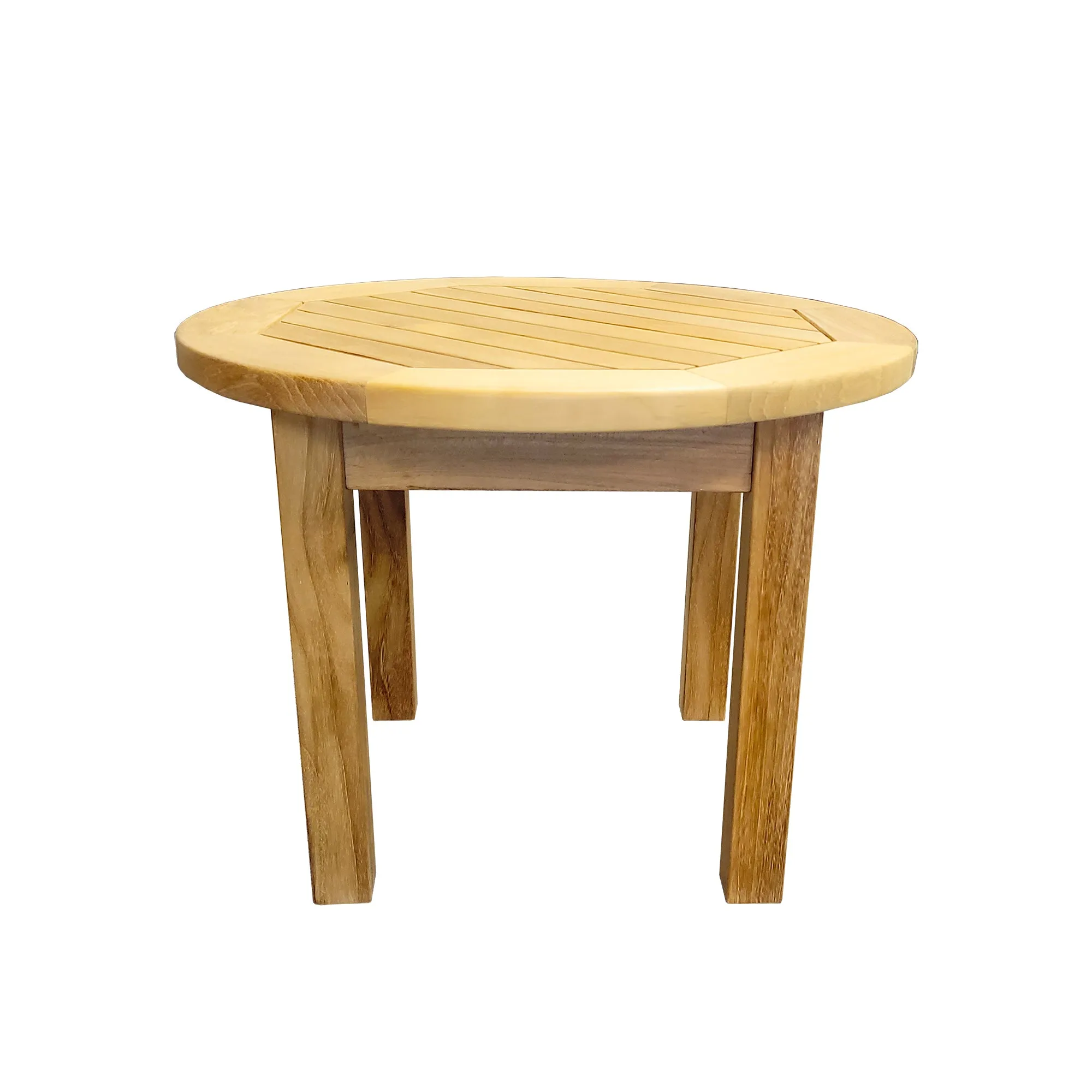 Teak Side Coffee Table Asia - Round 24"