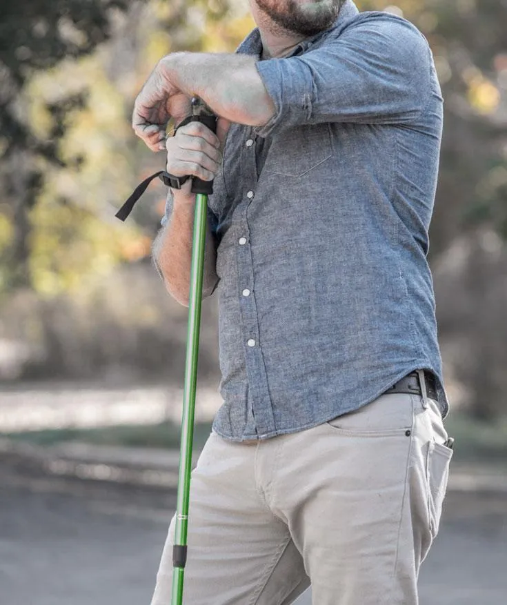 Telescopic Aluminum Hiking Stick, Rifle Monopod Shooting Rest Stick