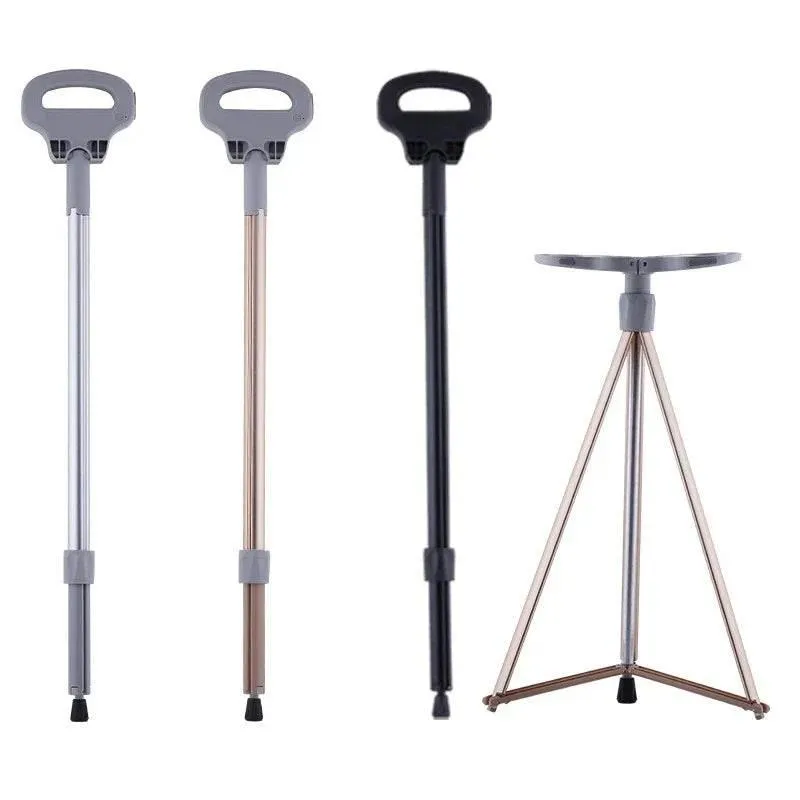 Telescopic Hiking Stick Seat - Portable Outdoor Camping Accessory