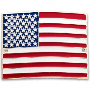 The United States Flag Collector's Edition Hiking Stick Medallion
