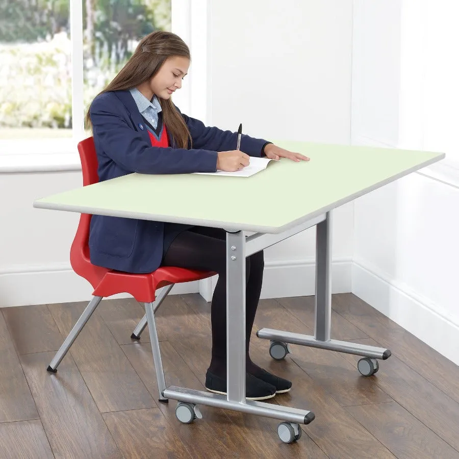 Tilt-Top Rectangular Dining Table