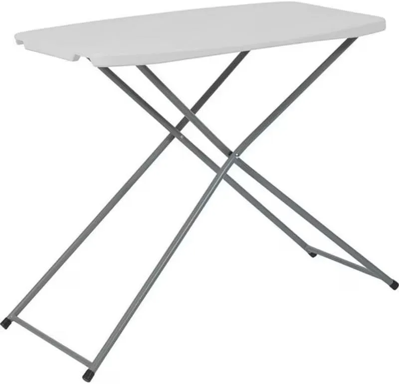 Titan Series Adjustable Height Plastic Folding Table 30 x 20
