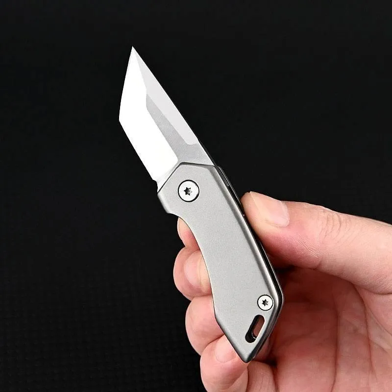 Titanium Pocket Knife - Lightweight Keychain Tool