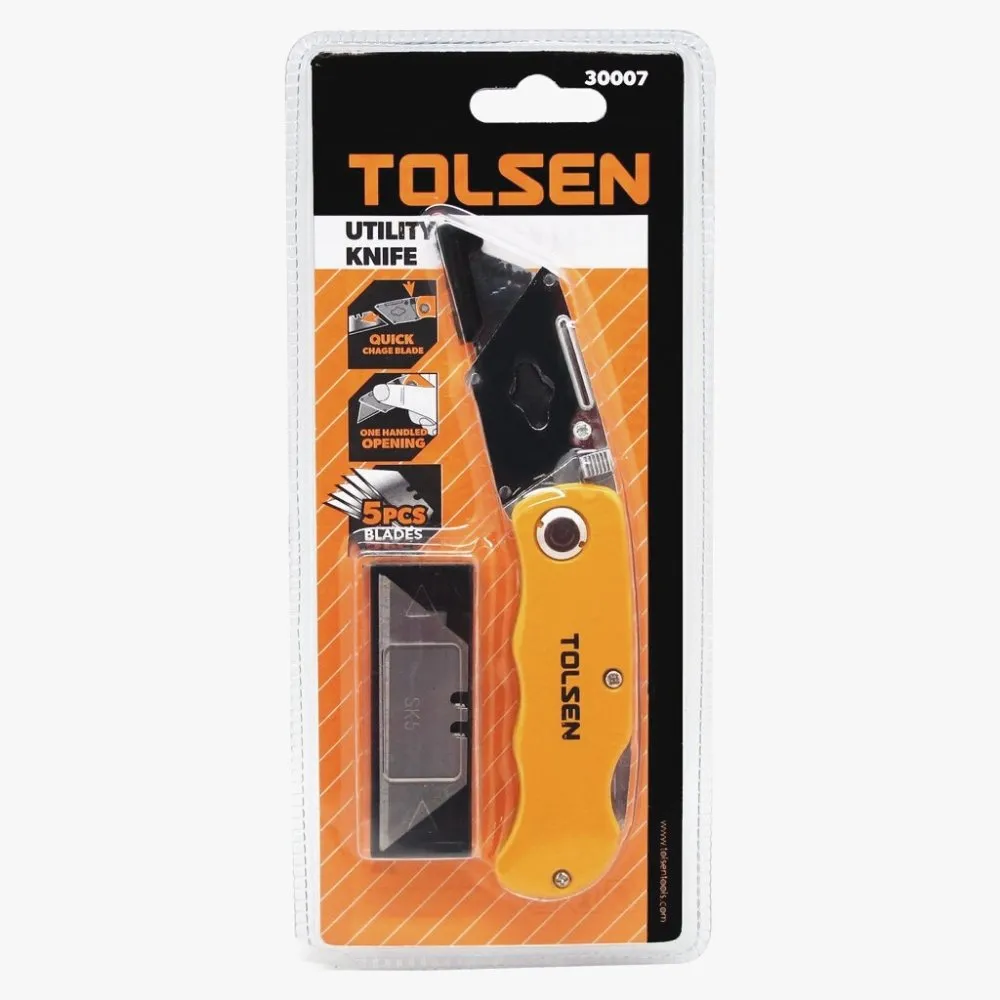Tolsen Ultra Light Zinc Utility Knife 30007