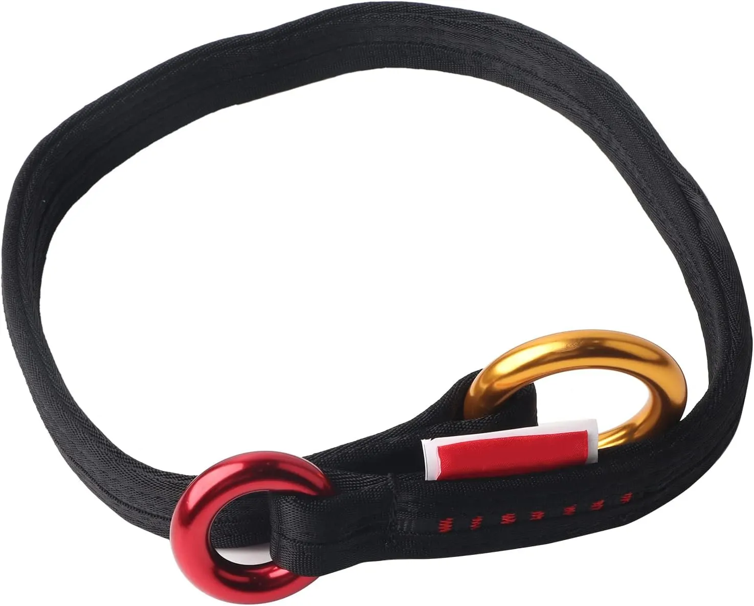 Topyond 90CM Outdoor Climbing Tree Rescue Wire Lanyard with Dual Hanging Rings for On Tree Garden Work