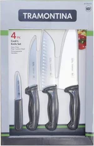 Tramontina ProLine 4 Pk Cook's Knife Set