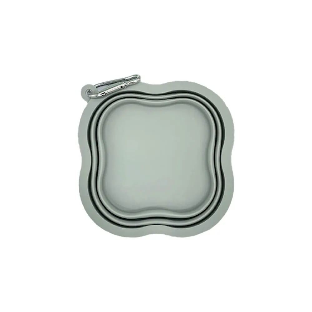 Travel Silicone Non-Toxic Portable Collapsible Dog Water Bowl