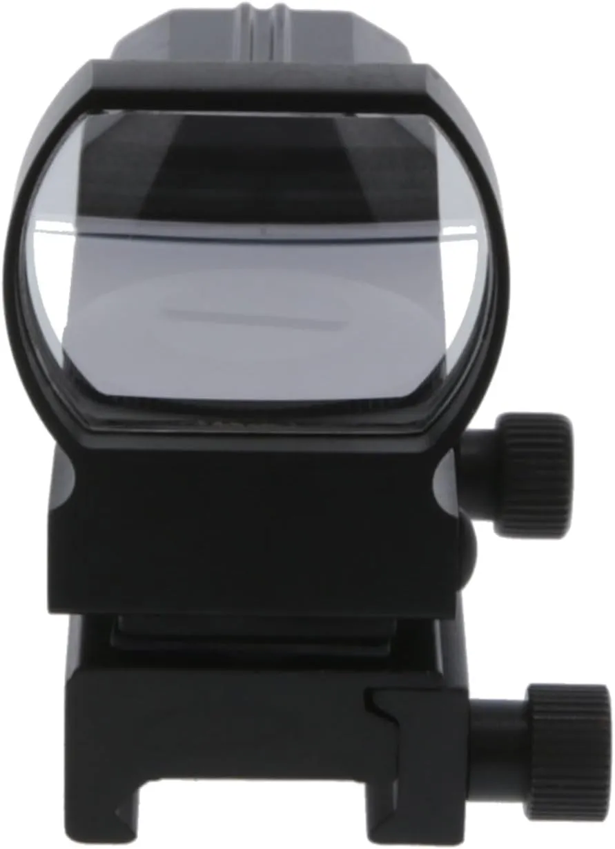 Truglo Dual-Color 34mm x 24mm Hunting Shooting Durable Lightweight Compact Parallax Free Waterproof Shock Resistant Adjustable Red/Green Open Dot Sight Battery Included