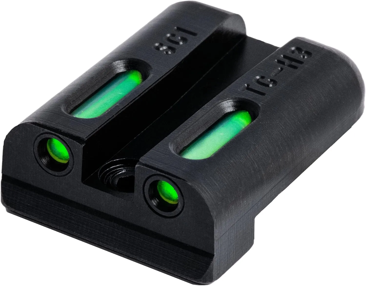 TRUGLO TFX Handgun Sight | Durable Shock-Resistant Compact Brightly Glowing Tritium & Fiber-Optic Xtreme Day/Night Sight for Handguns