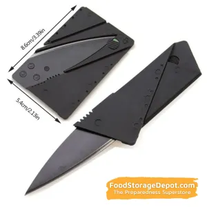Ultra-Light Credit Card Folding Knife