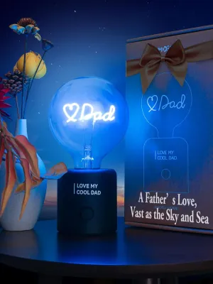 Unique Dad Gifts for Fathers Day, Appreciation Gifts Cool Dad Birthday Gift from Daughter Son Rechargeable Battery Operated Cordless Table Lamp Portable Nightlight for Bedside Bedroom Presents fathers