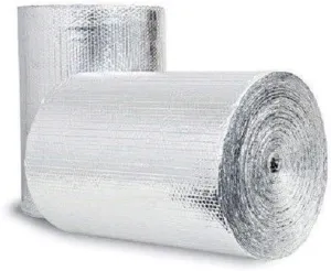 USEP Air Double Reflective Polyethylene Insulation Roll 2-Feet by 125-Feet Industrial Strength Commercial Grade No Tear Radiant Barrier Wrap Weatherproofing Attics Windows Garages RV's Ducts & More!