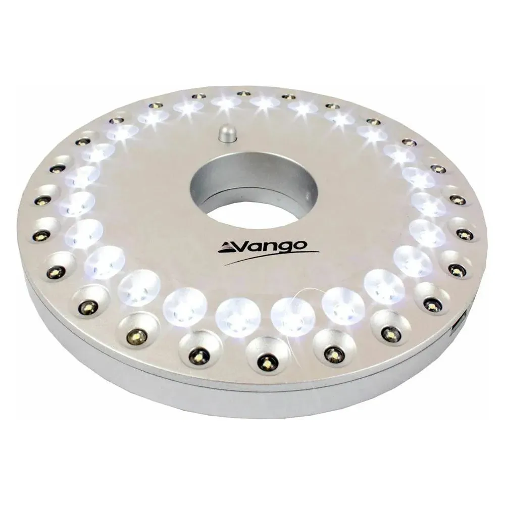 Vango Light Disc - Silver Light Lamp
