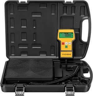 VIVOHOME 110 LB High Precision Electronic Digital Refrigerant Charging Weight Freon Scale with Case, 5 Measurement Unit Options for HVAC A/C