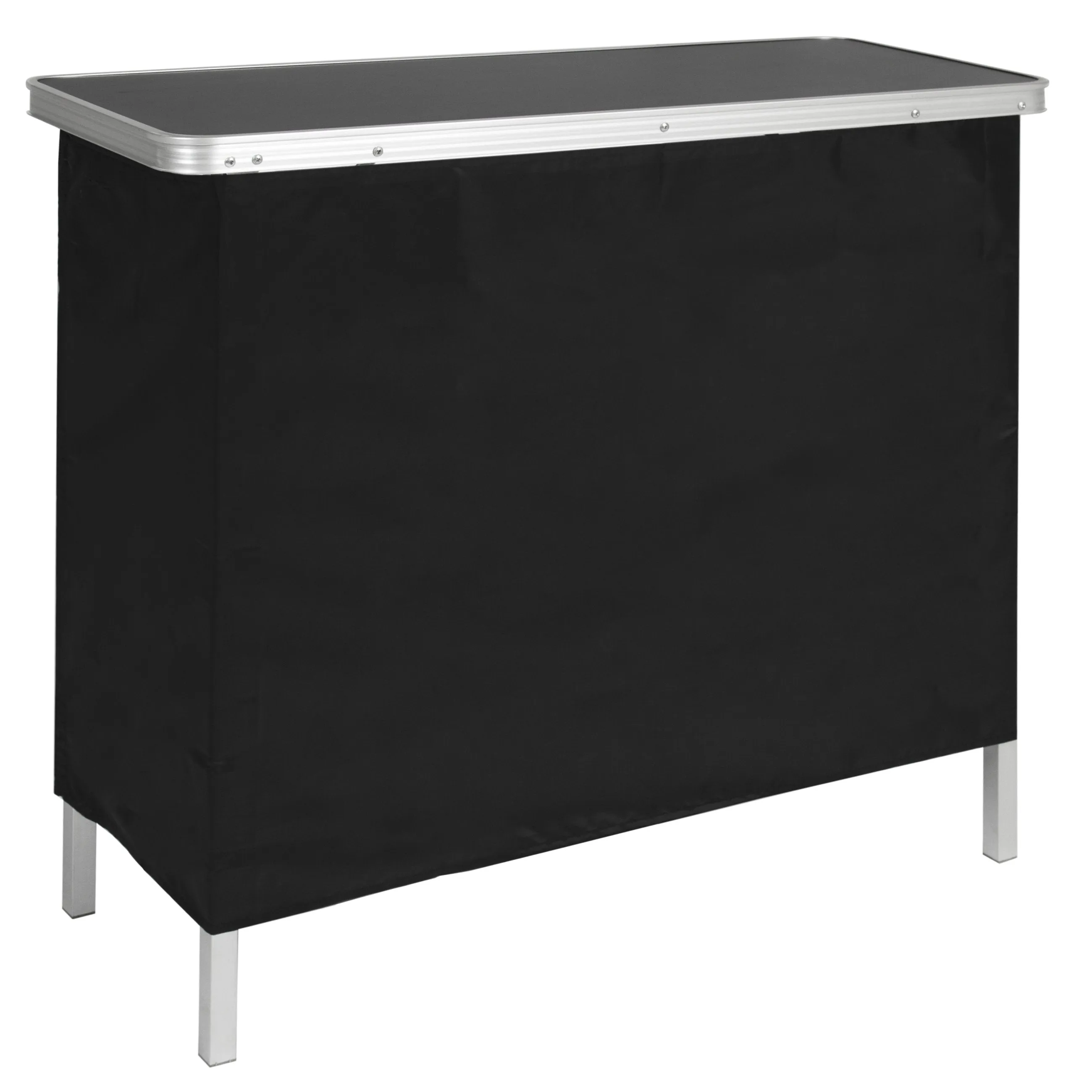 w/ Portable Bar Table - Carrying Full collection Black Removable Pop-Up Skirt Case, High-efficiency