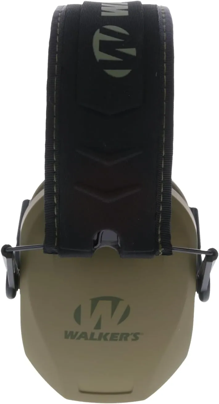 Walker's Muff Razor Slim Low-Profile Compact Folding 27db Nrr Gun Range Shooting Hearing Protection Passive
