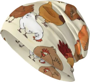 Westie Dogs Beach Summer Tropical Slouchy Beanie for Men & Women Hip-Hop Baggy Skull Cap Fashion Thin Dwarf Knit Hat