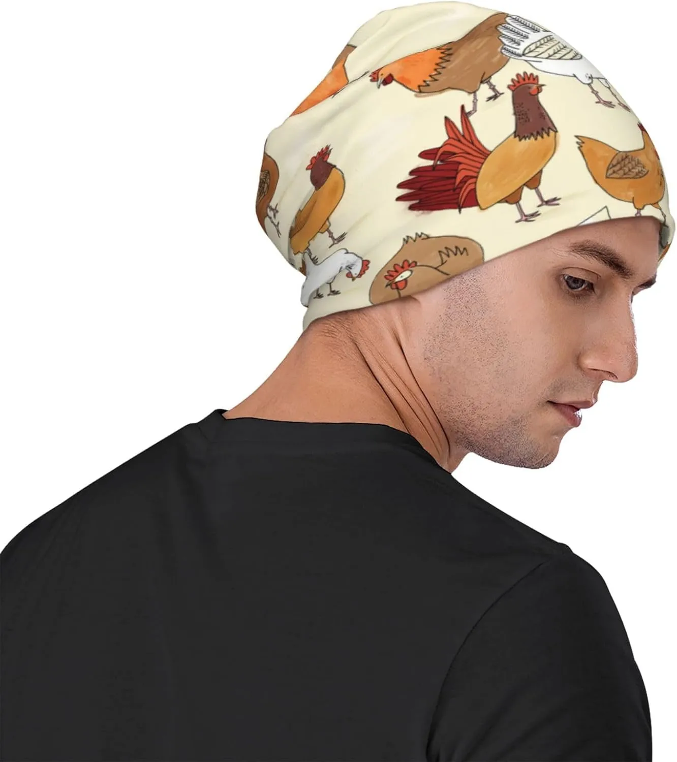Westie Dogs Beach Summer Tropical Slouchy Beanie for Men & Women Hip-Hop Baggy Skull Cap Fashion Thin Dwarf Knit Hat