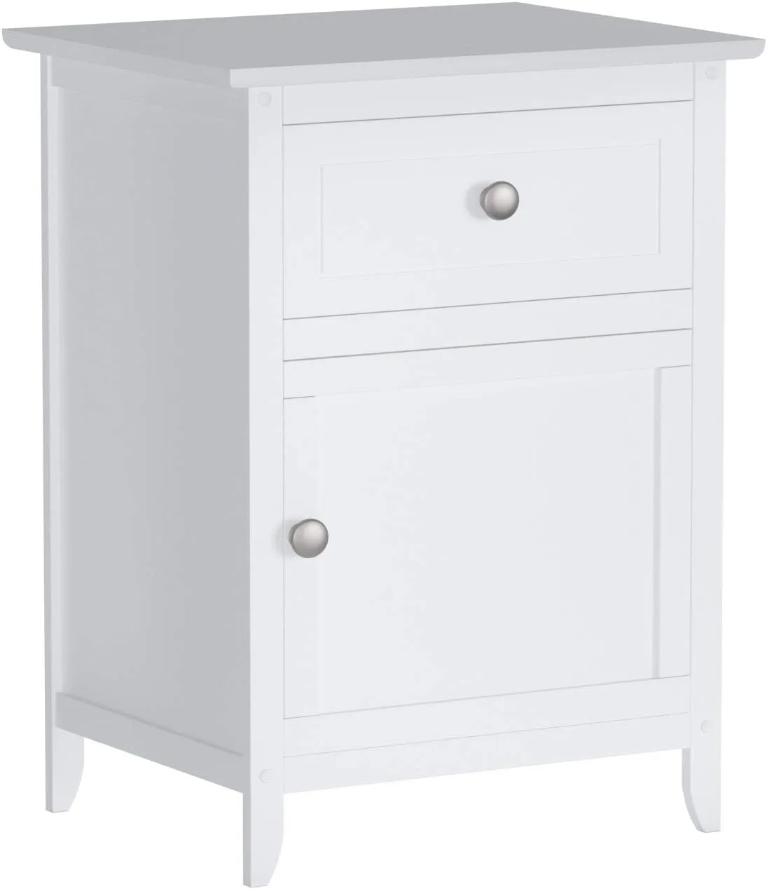 Winsome Eugene Accent Table, 18.90"W x 14.96"D x 25"H, White