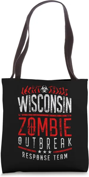 Wisconsin Zombie Outbreak Response Team Halloween Tote Bag