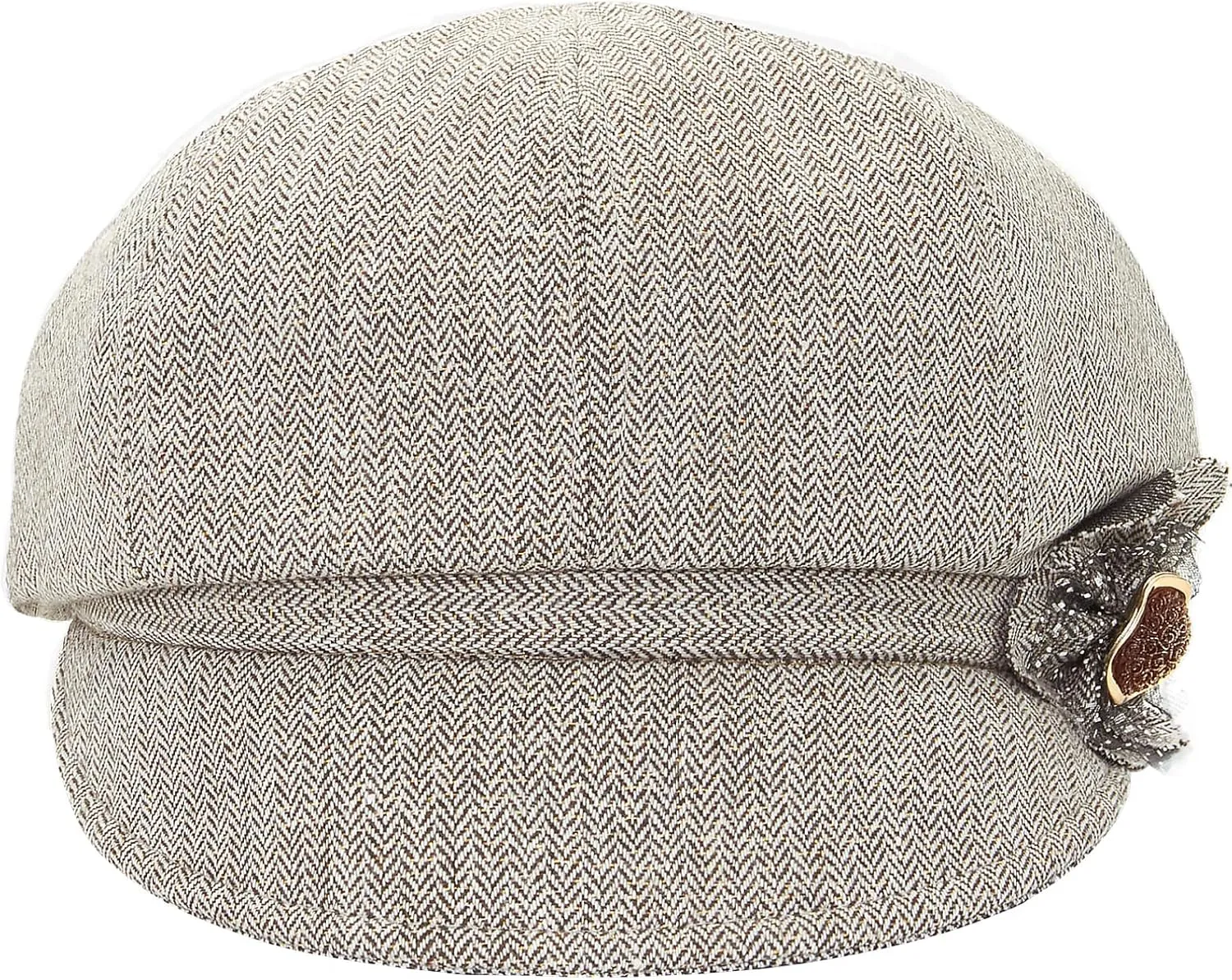 Women Retro Classic Visor Newsboy Cabbie Cap Beret Hats with Flower Buckle for Woman Ladies