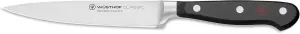 Wüsthof Classic 5 Inch Utility Knife, Black, Silver