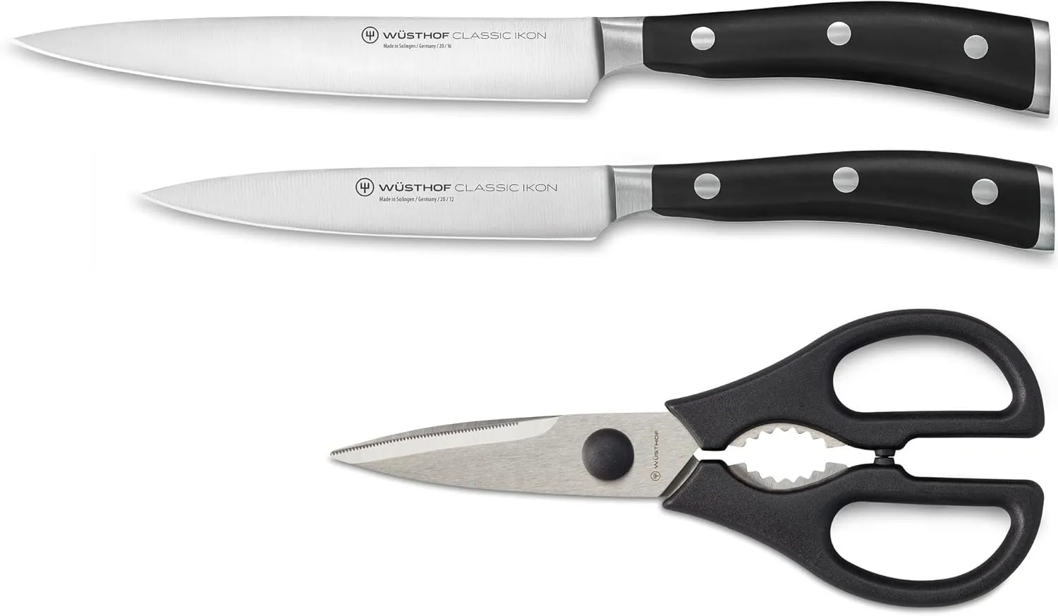WÜSTHOF Classic Ikon 3-Piece Utility Knife Set