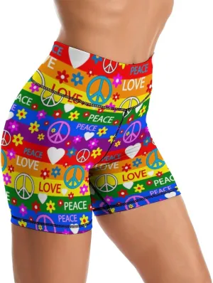 Yoga Shorts for Women High Waisted Biker Shorts Gym Athletic Running Workout Yoga Pants