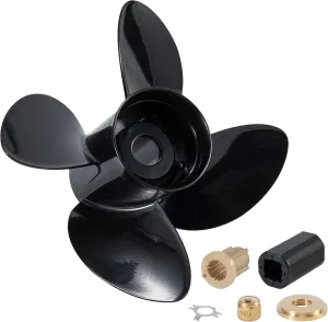 YOUNG PROPS 14 X 21 Replace OEM#48-8M0084496 Outboard Boat Propeller for Mercury Engine135-300HP 2 & 4-Stroke & Mercruiser Sterndrives Alpha/Bravo One,4-Blade Aluminum 14dia x 21 Pitch Prop 15Tooth RH