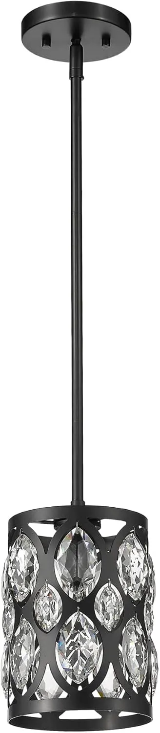 Z-Lite 1 Light Mini Pendant 6010MP-HB, Heirloom Brass, 9.00x6.50x6.50