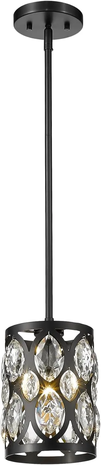 Z-Lite 1 Light Mini Pendant 6010MP-HB, Heirloom Brass, 9.00x6.50x6.50