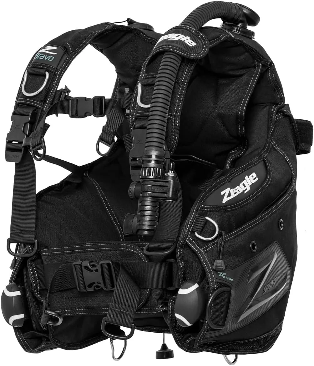 Zeagle Bravo BCD | Men's Jacket Style Scuba Diving Buoyancy Compensator (BCD) | Durable and Reliable | Comfortable fit | Easy to Load and Adjust | Easy Access Pockets